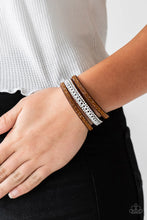 Load image into Gallery viewer, Paparazzi - Rollin In Rhinestones - Brown
