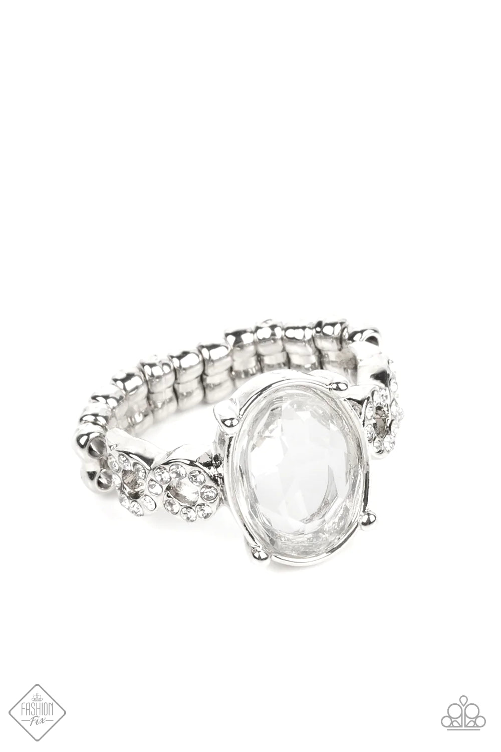 Paparazzi Accessories - Devoted to Dazzle - White