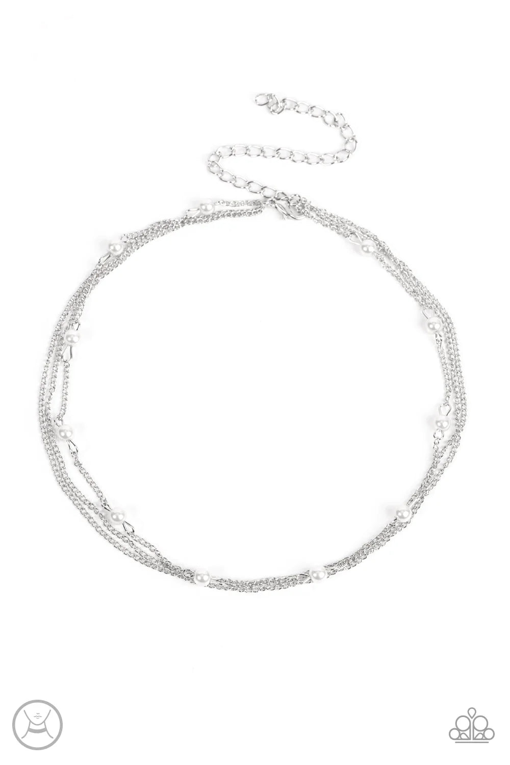Paparazzi Accessories - Daintily Dapper - White