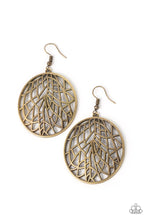 Load image into Gallery viewer, Paparazzi Accessories - Fractured Foliage - Brass
