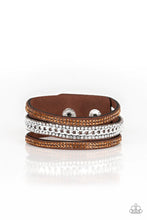 Load image into Gallery viewer, Paparazzi - Rollin In Rhinestones - Brown
