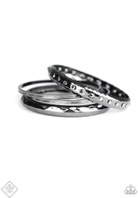 Load image into Gallery viewer, Paparazzi Accessories - Revved Up Rhinestones - Black
