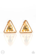 Load image into Gallery viewer, Paparazzi Accessories - Timeless In Triangles - Gold
